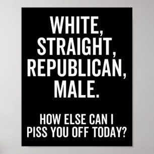 Poster Republicano Branco Hetero Masculino Republicano En