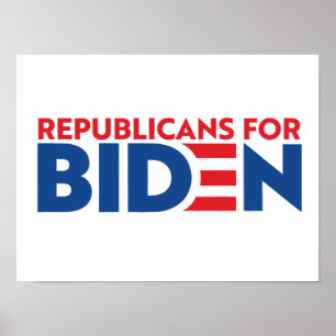 Poster Republicanos Pela Campanha Biden