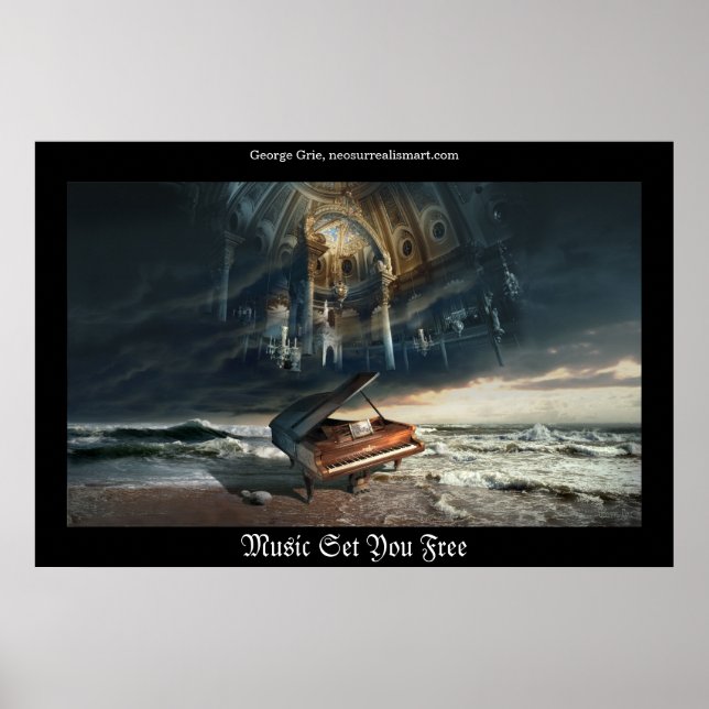 Pôster Requiem ou Música liberam você (Frente)