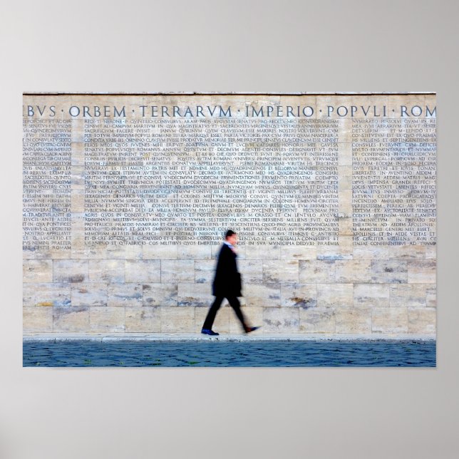 Poster Res Gestae Divi Augitis (Frente)