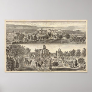 Poster Res manso, fazenda