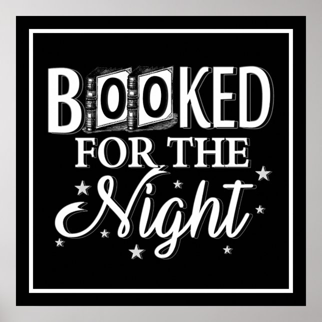 Poster Reservado Para A Noite (Frente)