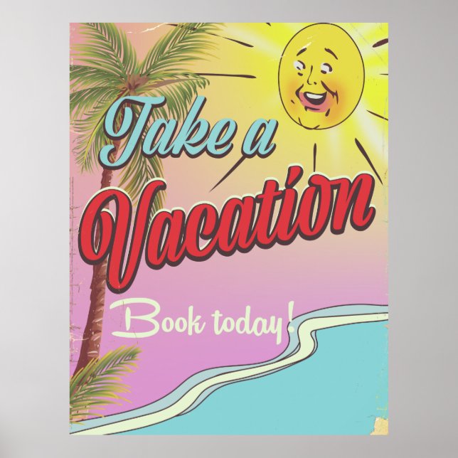 Poster Reserve um Livro de Férias Hoje! (Frente)