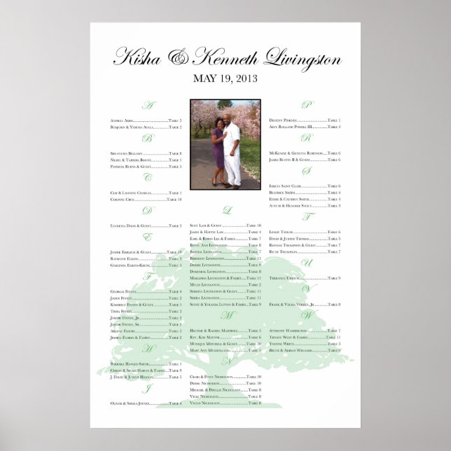 Poster ***RESERVED FOR Kisha+Kenneth*** (Frente)