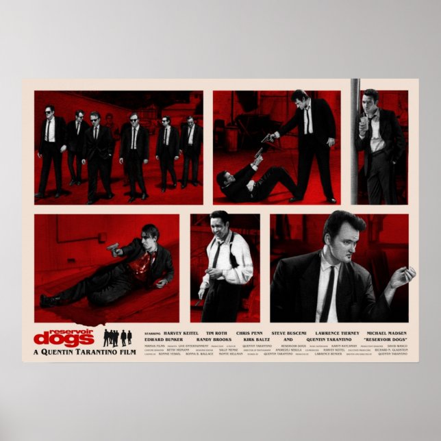 Poster Reservoir Dogs Movie Design (Frente)
