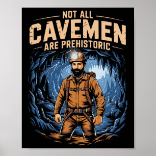 Poster Resgate engraçado de escalada em caverna