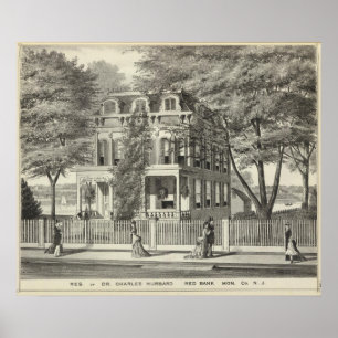 Poster Residence of Dr Charles Hubbard