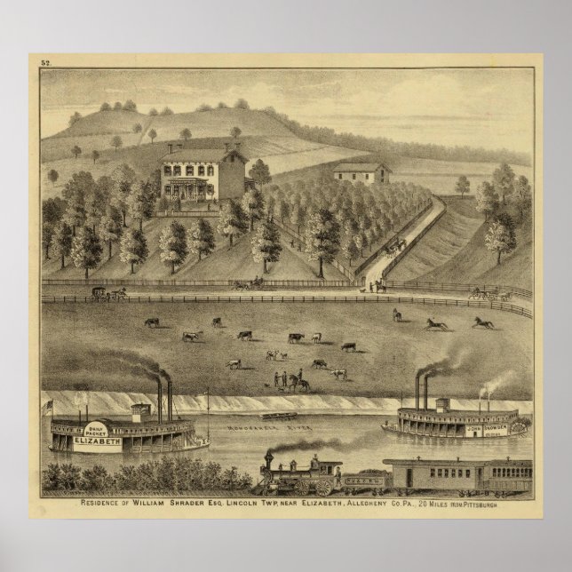 Poster Residence of William Schrader (Frente)