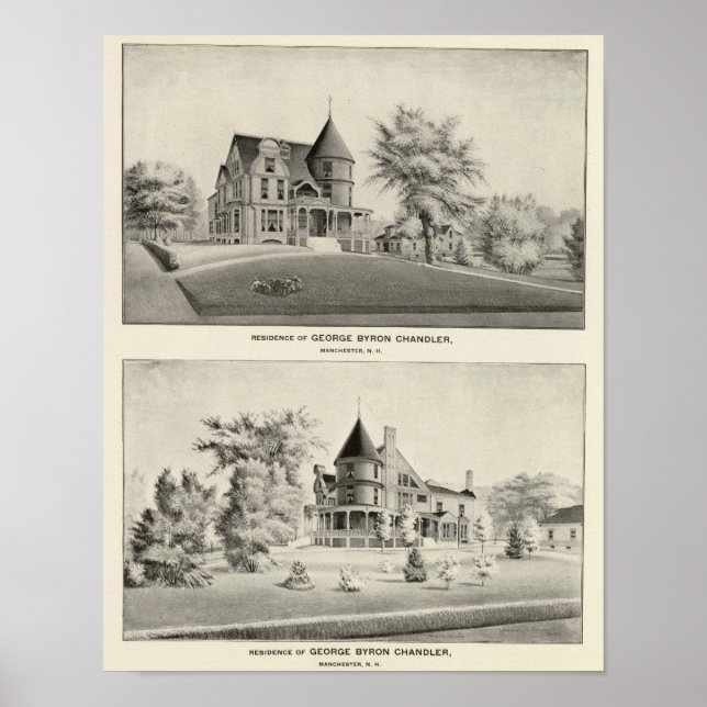 Pôster Residência Chandler, Manchester, NH (Frente)