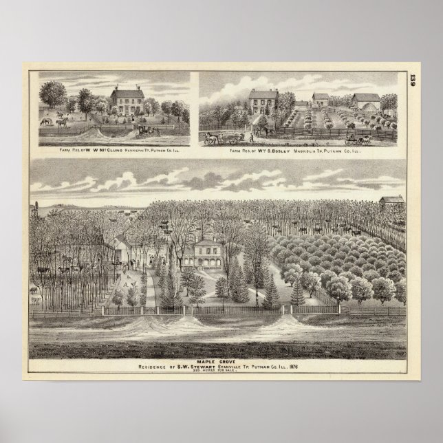 Pôster Residência de Maple Grove (Frente)