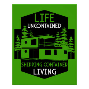 Pôster Residência do Contentor de Entrega