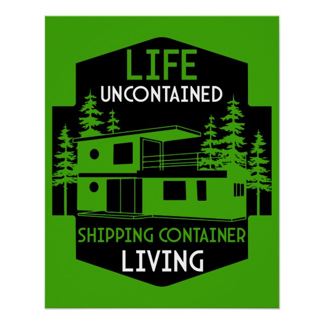 Pôster Residência do Contentor de Entrega (Frente)