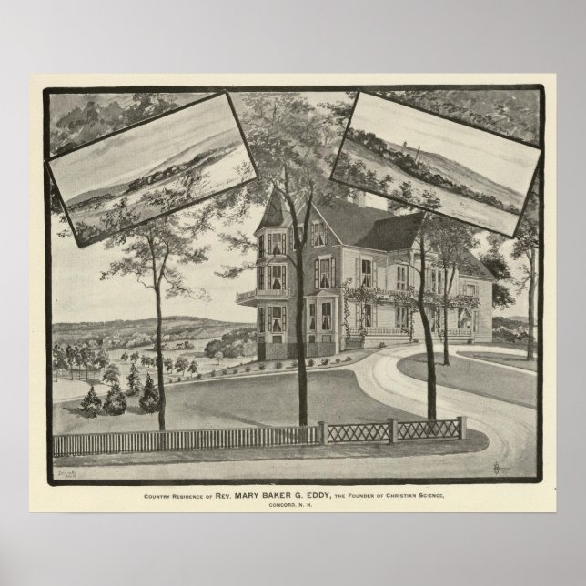 Poster Residência Mary Baker Eddy (Frente)