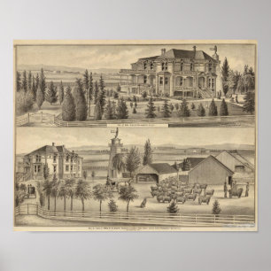 Pôster Residência negra, fazenda