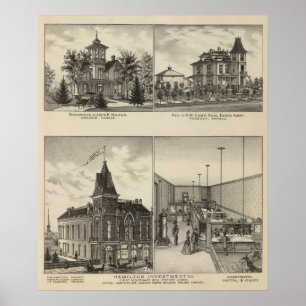 Pôster Residências, Abilene, Kansas