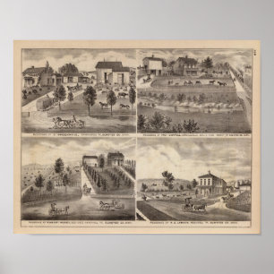 Pôster Residências de Greenwood, Carroll, Minnesota