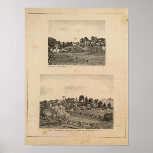 Pôster Residências de Hendren (Frente)