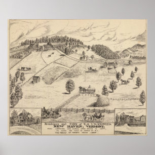 Pôster Residências e fazenda em New Haven