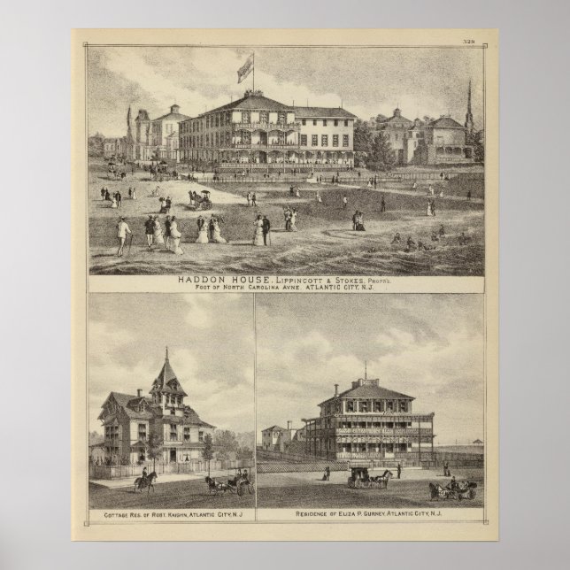 Pôster Residências Haddon House, Kighn e Gurney (Frente)