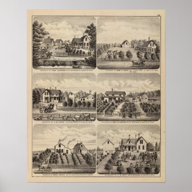 Poster Residências, Minnesota 3 (Frente)