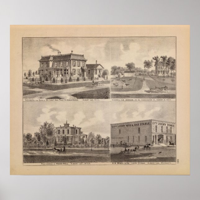 Pôster Residências, Minnesota 6 (Frente)