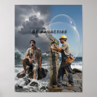 Resiliência Construída Antes do Cartaz das Ondas