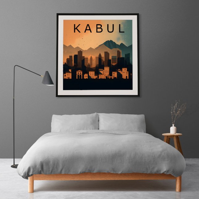 Poster Resiliência na Noite: Um Retrato Minimalista (Criador carregado)