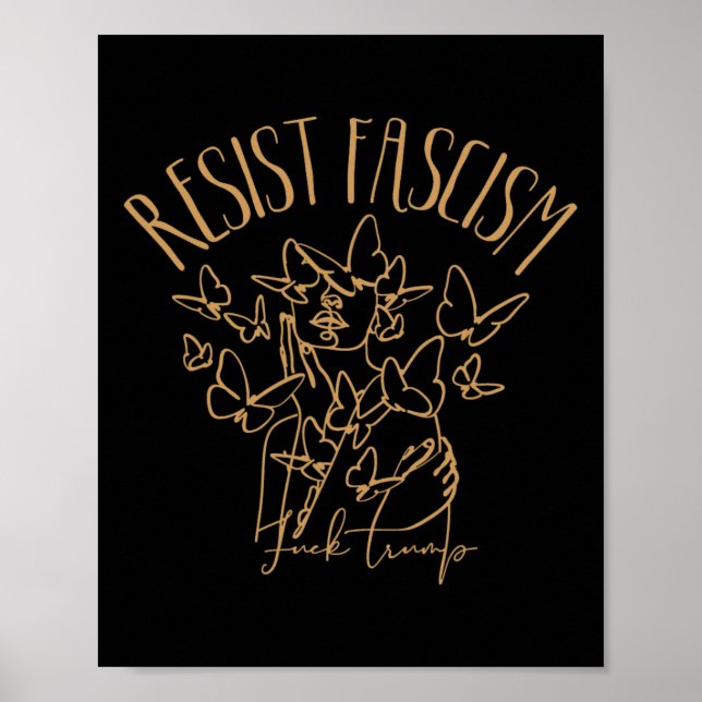 Poster Resista ao Fascismo  (Frente)
