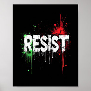 Poster Resista ao Protesto Político 1