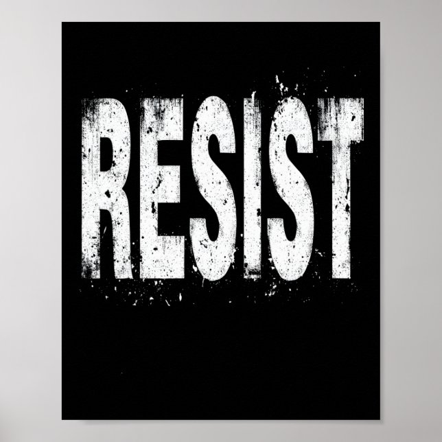 Poster Resista ao Protesto Político _2  (Frente)
