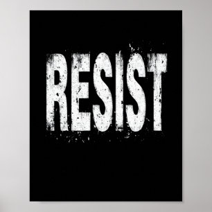 Poster Resista ao Protesto Político 3