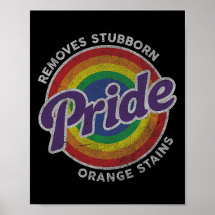Poster Resista Trump Remova Manchas Laranja Teimosas Lgbt