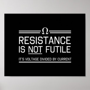 Pôster Resistance Is Not Futile