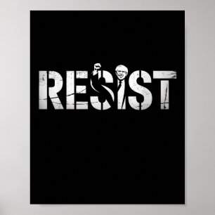 Poster Resiste Bernie Sanders Freedom National Service Pr