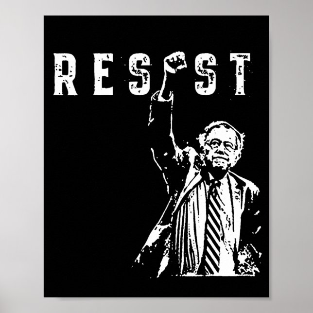 Poster Resiste Bernie Sanders Liberdade Serviço Nacional  (Frente)