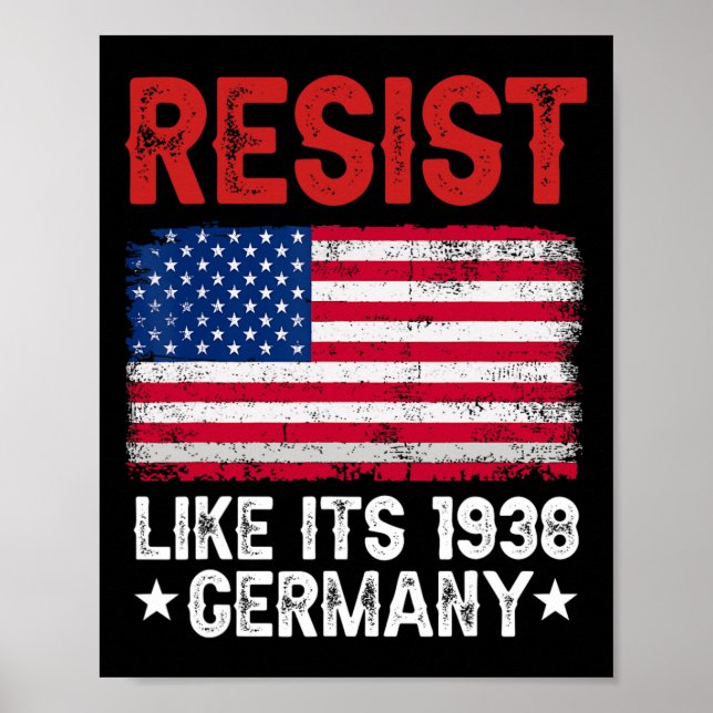 Poster Resiste como se fosse 1938 Alemanha Histórica U (Frente)