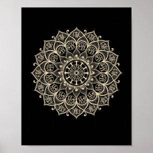 Poster Resistência 8647 Trump Mandala Resistência Polític