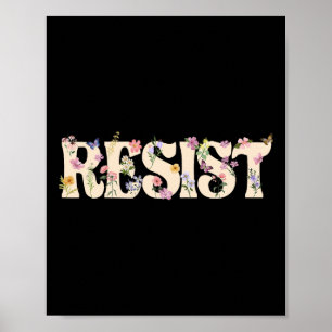 Poster Resistência à Camisa Motif Floral 8647