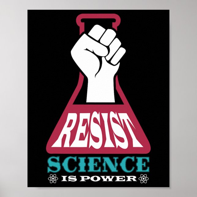 Poster Resistência À Ciência É Poder Futura Química Cient (Frente)