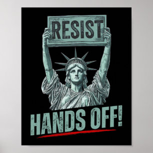 Poster Resistência À Estátua Da Resistência Da Liberdade
