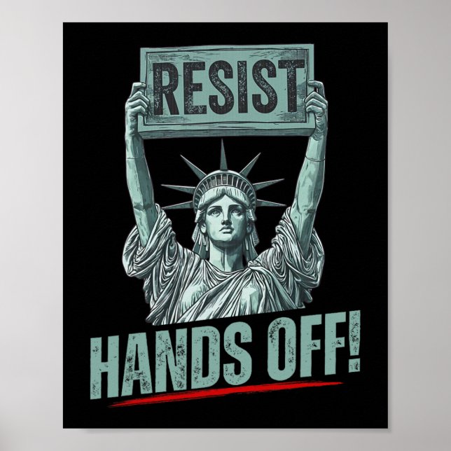 Poster Resistência À Estátua Da Resistência Da Liberdade  (Frente)