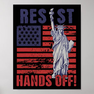 Poster Resistência À Estátua Da Resistência Da Liberdade