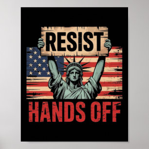 Poster Resistência À Estátua Da Resistência Da Liberdade 