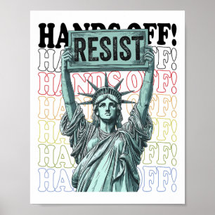 Poster Resistência À Estátua Da Resistência Da Liberdade