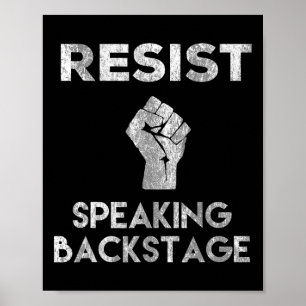 Poster Resistência A Falar Com Engraçado Da Tripulação Do