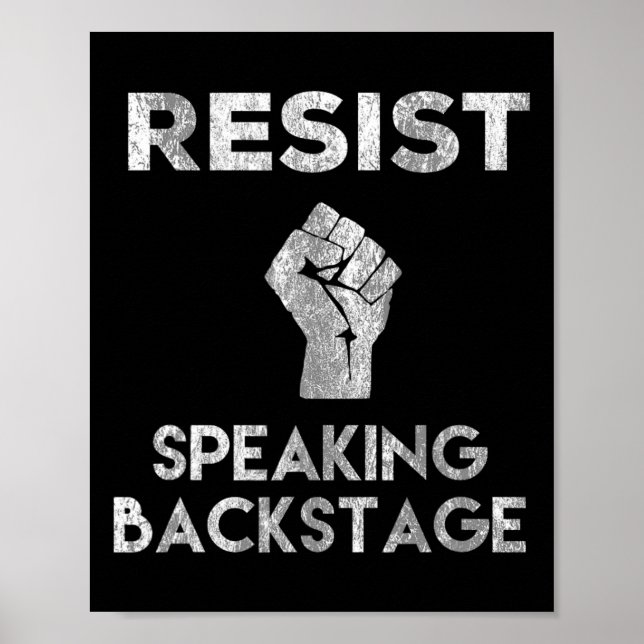 Poster Resistência A Falar Com Engraçado Da Tripulação Do (Frente)