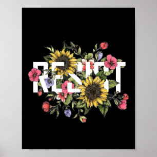 Poster Resistência à Mensagem Mulheres Resistência Femini