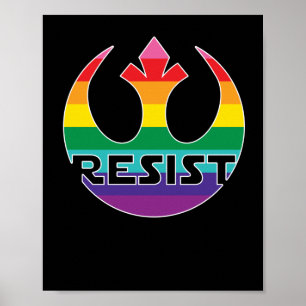 Poster Resistência À Opressão Lgbt - Resistência À Rebeli
