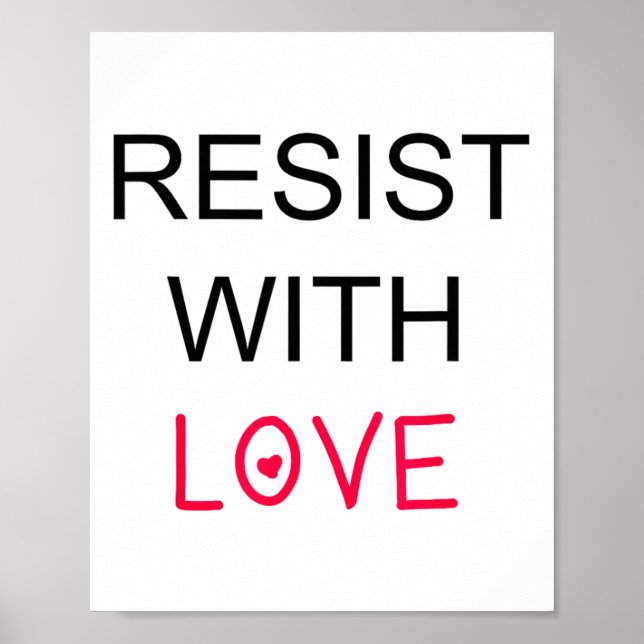 Poster Resistência À Resistência Do Amor Feminista Citaçã (Frente)
