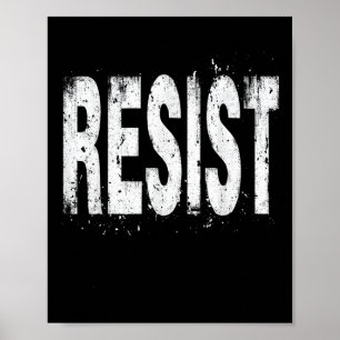 Poster Resistência ao protesto político